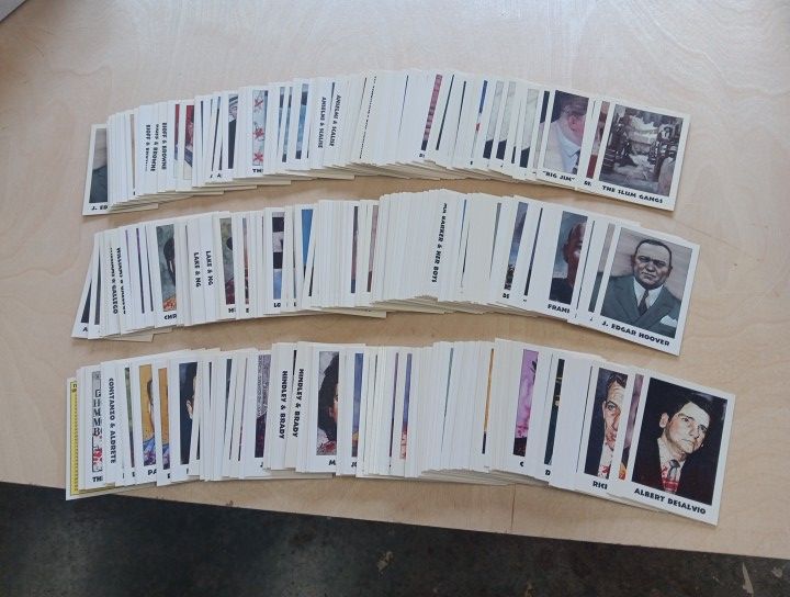 Vintage True Crime Non Sports Trading Cards