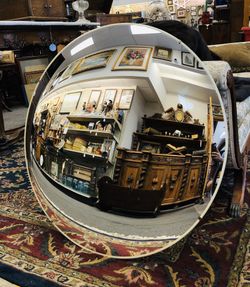 Vintage 3 Ft Convex Fish Eye Mirror