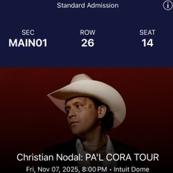 Christian Nodal Tickets 