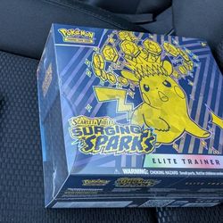 Sealed New Pokemon Elite Trainer Box Surging Sparks Cards