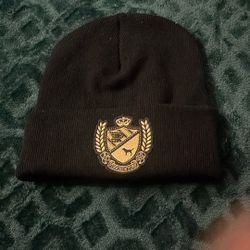 Pink Golden And Black Beanie  Y2K