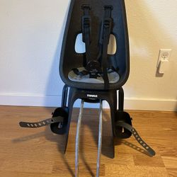 Thule Yepp Frame Mounted Kid Bike Seat- Black (& Optional Second One That Is Orange that Works On E-bike)