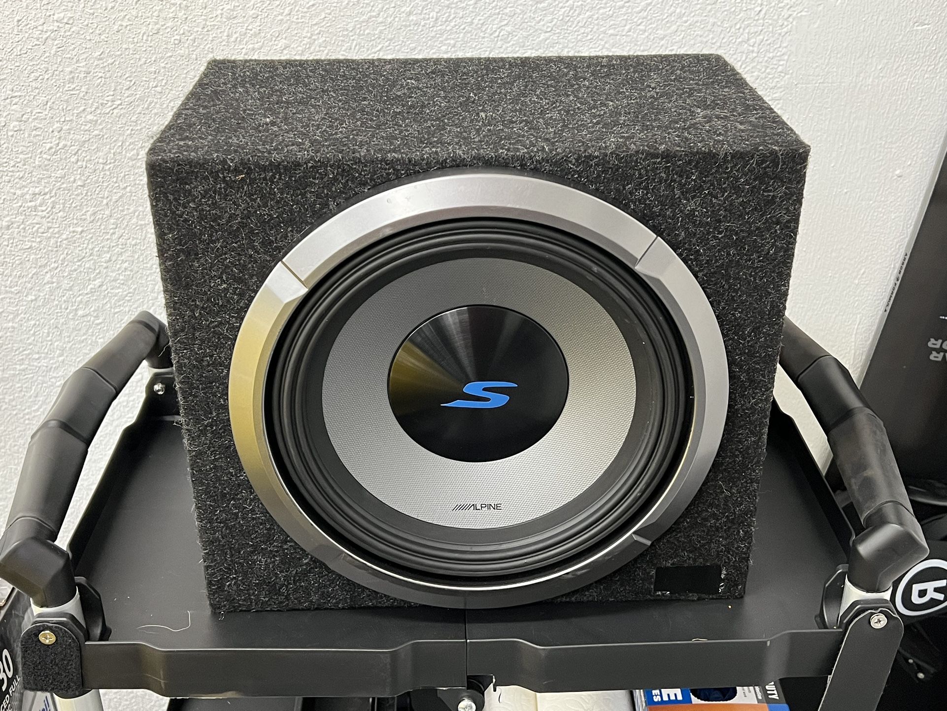 12” Alpine S2-W12D4 Subwoofer with Dual 4-Ohm Voice Coils