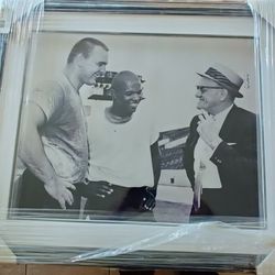 Dick Butkus & Gale Sayers Deluxe 26x22 Photo Frame.