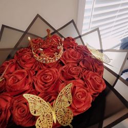 eternal ribbon Roses