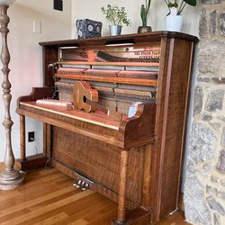Antique Piano Converted Table