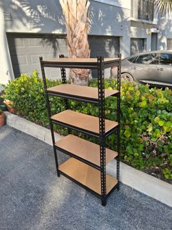 Storage Shelving Unit W29.5" D11.5" H58"
