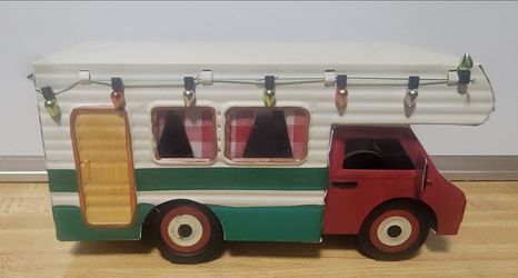 ☆☆☆Target Small Decor RV Vehicle Decoration w/String Lights White Green Red 2018