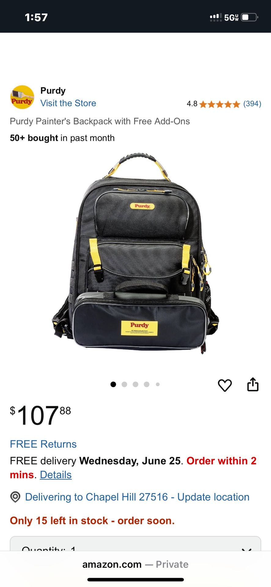 Purdy Work Bag