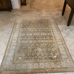 100% Wool Pile Large Area Rug 