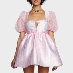 Sugar Thrillz SENSE N' SENSIBILITY SATIN DRESS