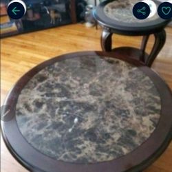 Living Room Tables  With  Granite Tops
