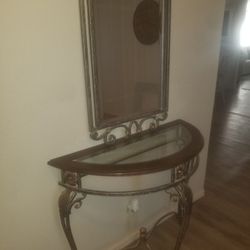 Table And Mirror $100
