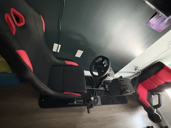PS5 Steering Wheel With Shifter Seat And Peddles
