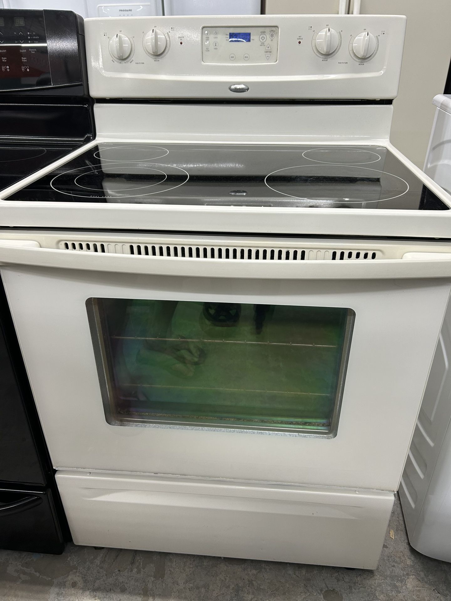Self Clean Glass Top Stove