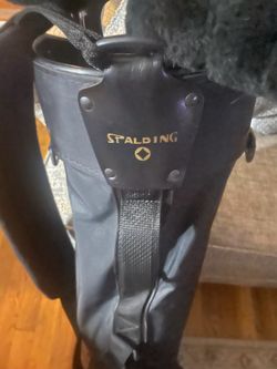 Spalding Accu-Flex Med Gild Clubs & Bag