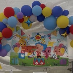 Plim Plim Birthday Banner