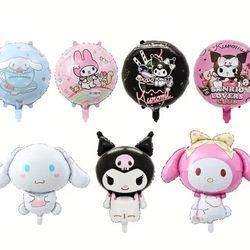 7 really cute sanrio balloons 
My Melody 
Cinnamonroll 
Kuromi