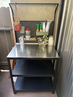 IKEA potting bench