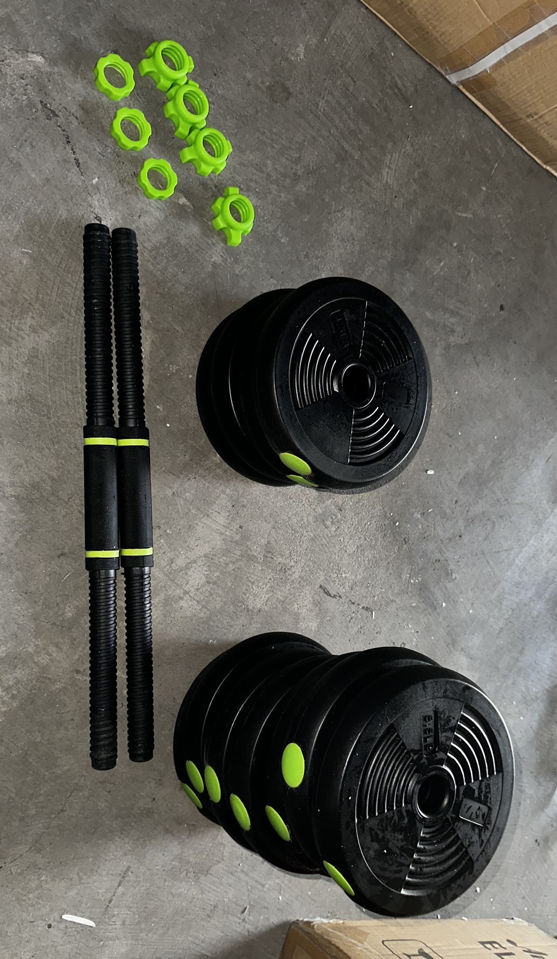 Fitness Equipment Processed Gripper Dumbbell Men's Gym Home Detachable Barbell Rubber-coated Adjustable Weight Beginner Set Fitness
