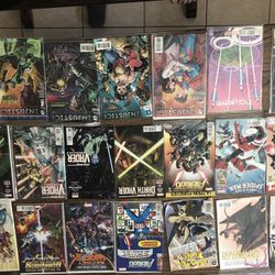24 assorted comic books