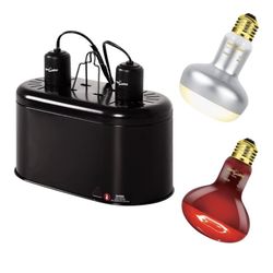 Reptile Dual lamp Pack DAYLIGHT & NIGHT lamp WITH stand