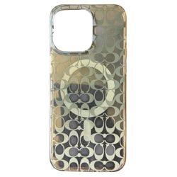 [Phone Case - Apple] iPhone 14 Pro Max (Coach White Logo) MagSafe
