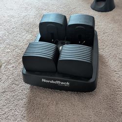 FOR PARTS NordicTrack iSelect Adjustable Weights