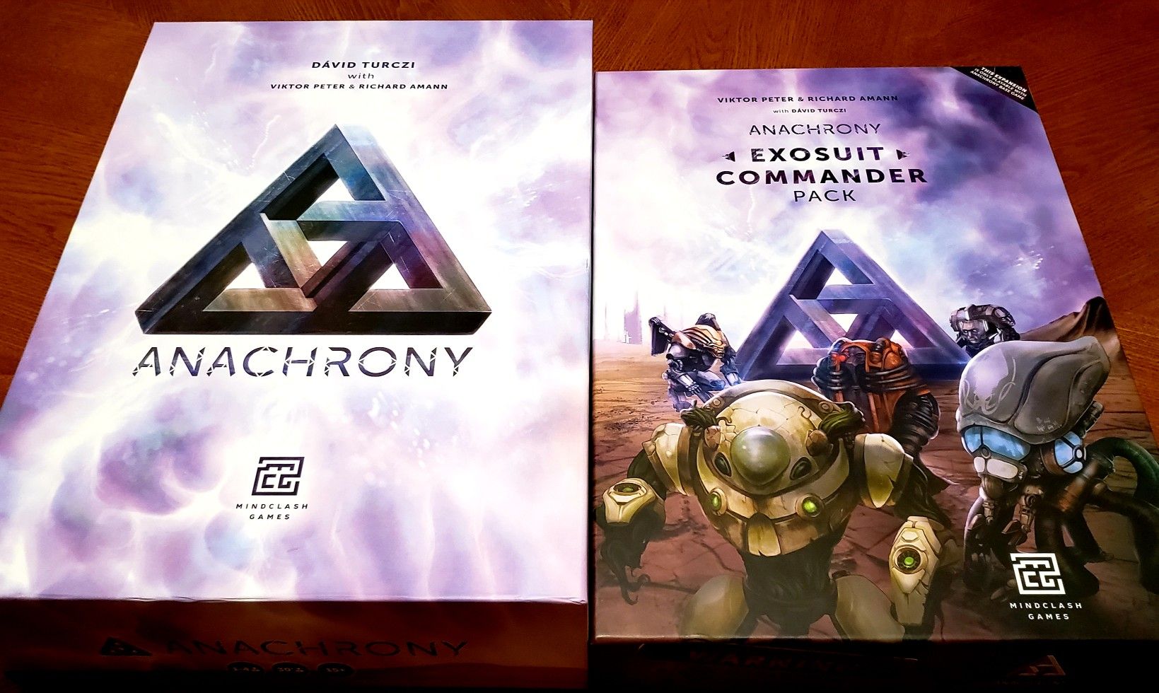 Anachrony Board Game with Exosuit Commander Expansion
