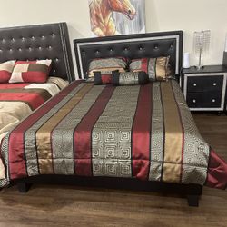 Queen size Black Dimond Bed