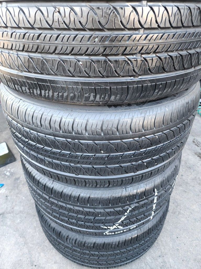 4 USED TIRES CONTINENTAL 255/45/19