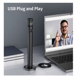 CZUR Halo X Pro Dual Webcam for PC, 1080P Web Camera with Microphone, USB Camera for Computer, 90° View, Plug & Play, Compatible with Windows&Mac, for