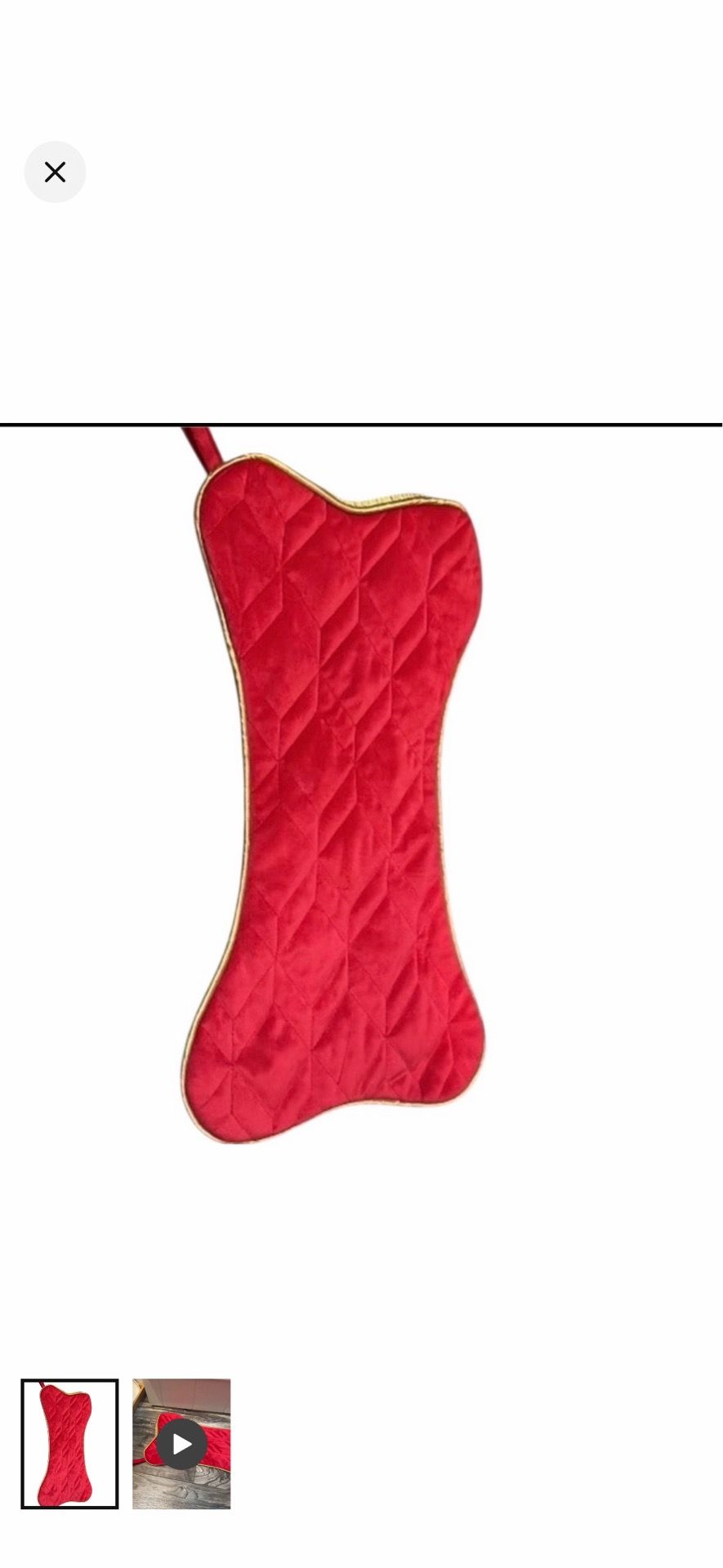 Dog Christmas stocking