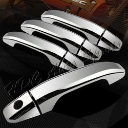 For 2014-2020 GMC Sierra 1500 Mirror Chrome Door Handle Cover Cap Trim Kit 8Pcs -(2-DHC-1201-3