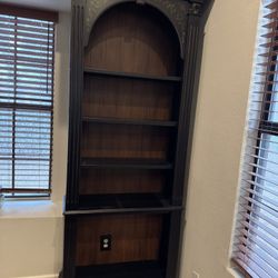 2 Matching Tall Bookshelves 