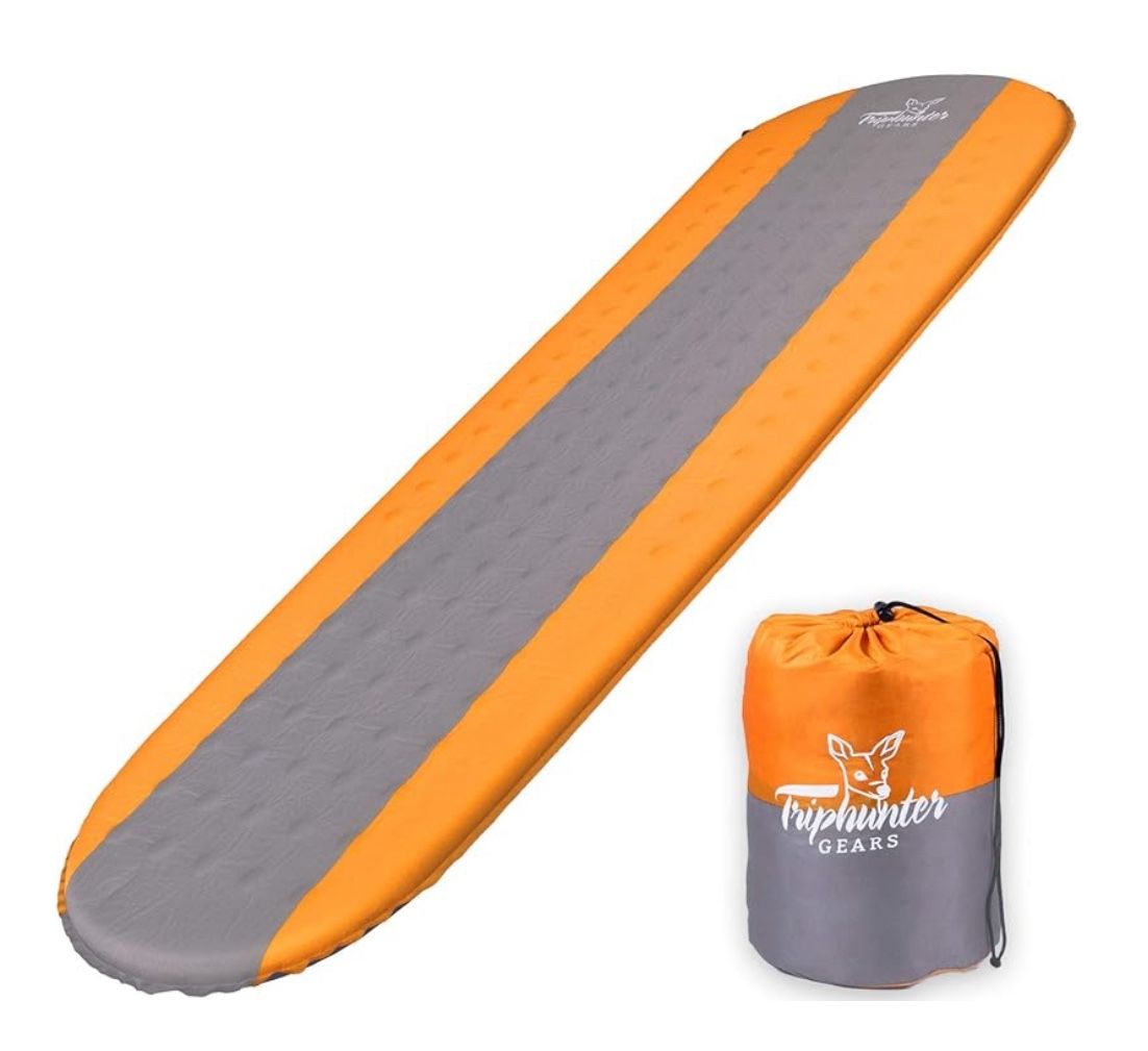 Quiet Self Inflating Sleeping Pad for Camping Backpacking Traveling and Hiking Comfortable NEW