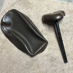 Rad runner brown seat and seat cover
