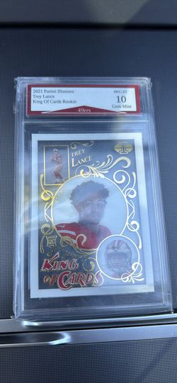 2021 Panini Illusions Trey Lance King Of Cards Rookie 49ers Gem Mint 10