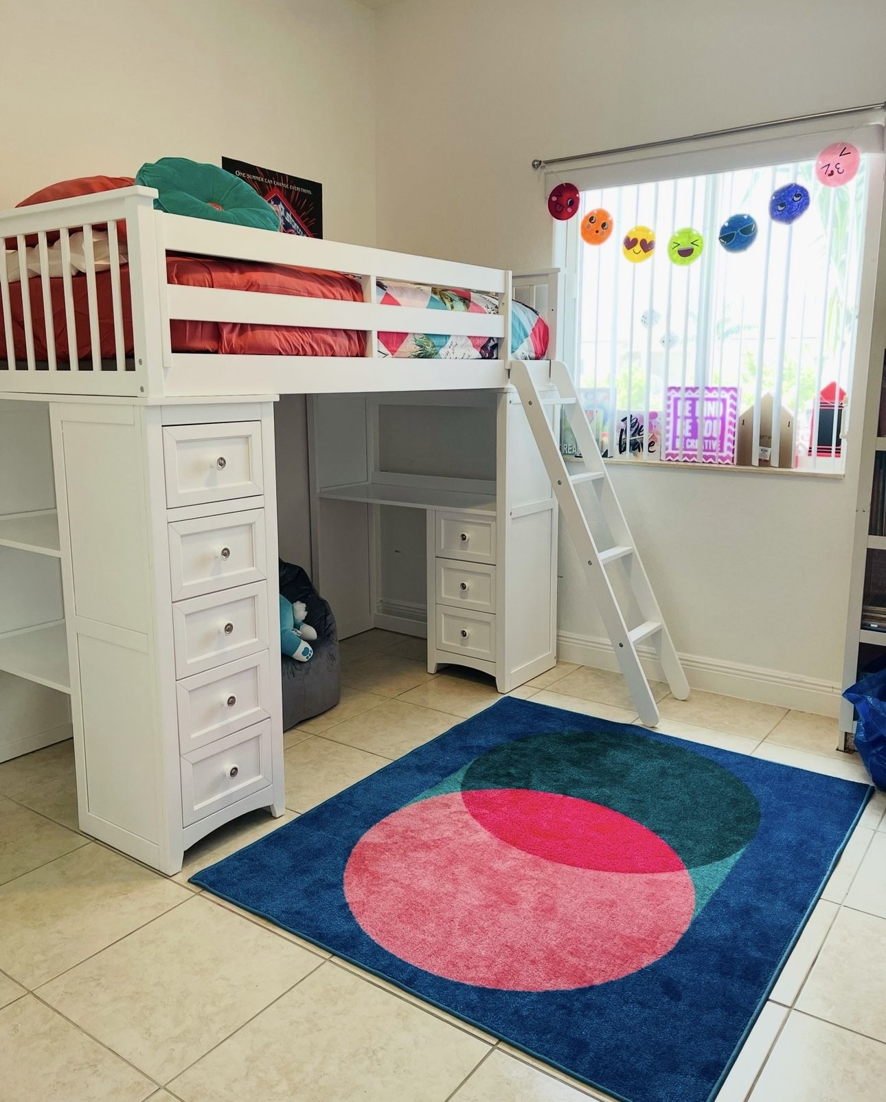 Twin Loft Style Bedroom Set White Must Go Soon!!