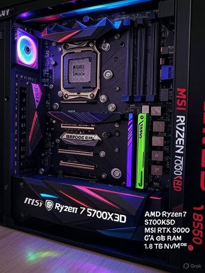 Gently Used High-End Gaming PC - Ryzen 7 5700X3D, MSI RTX 3090, 64GB RAM, 1.8TB NVMe - $1,500 OBO