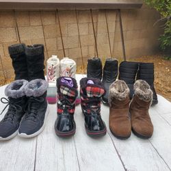 Snow Boots Womens Size 9 (See Description)