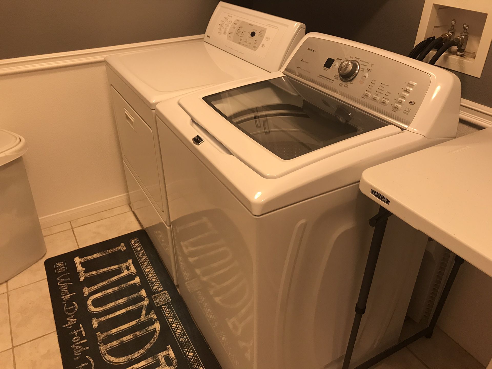 Maytag Bravos X Washer with Kenmore Gas Dryer