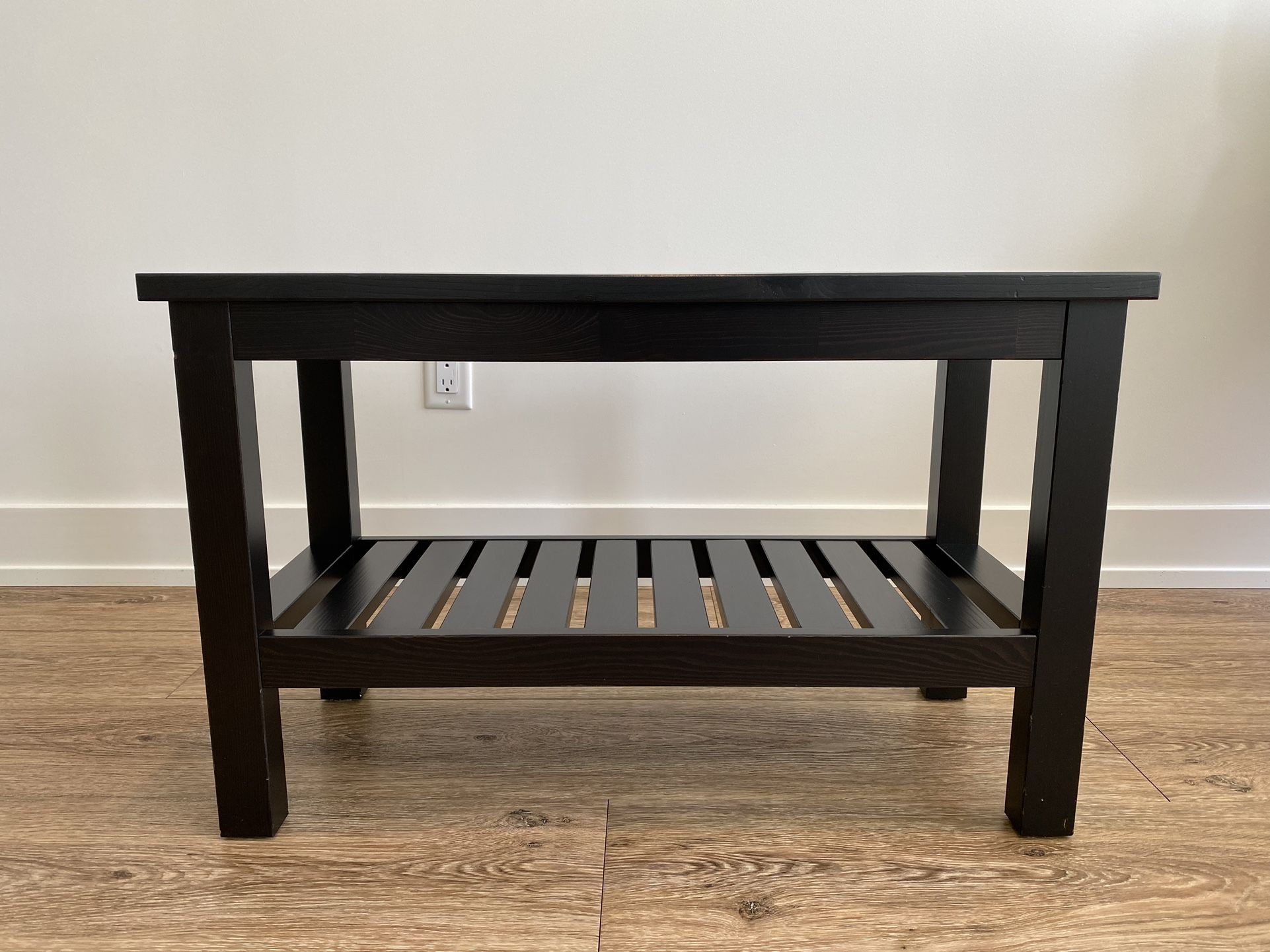 Ikea Hemnes seating bench - Black/Brown