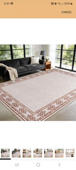 Beautiful 6x9 Rug great for bedroom living room new in box pick up in pomona $50