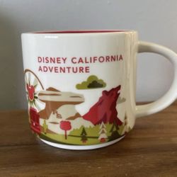 Starbucks You Are Here Mug Disney California Adventure Edition 