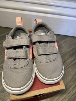 Vans Grey Size 7T Toddler Shoes 