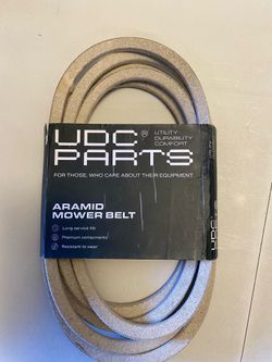 New UDC Aramid Mower Belt Replaces OEM part # GX26422