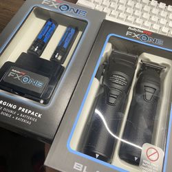 BabylissPro FXONE Black Clipper & Trimmer + Battery Pack!!