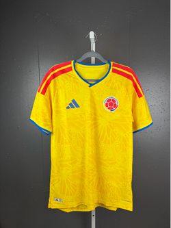 adidas Columbia 2026 Home Authentic Jersey Impact Yellow Size Large Brand New
