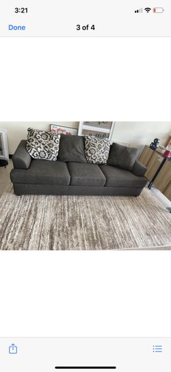 Grey sofa sleeper never used